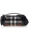 Sound Check Print Leather Cross Bag Dark Burch Brown - BURBERRY - BALAAN 2