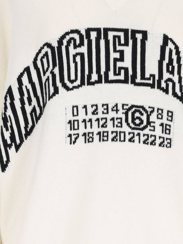 MM6 Maison Margiela Sweaters White - MAISON MARGIELA - BALAAN 3