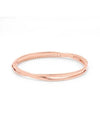 Hyperbola Twisted Crystal Bracelet Rose Gold - SWAROVSKI - BALAAN 5