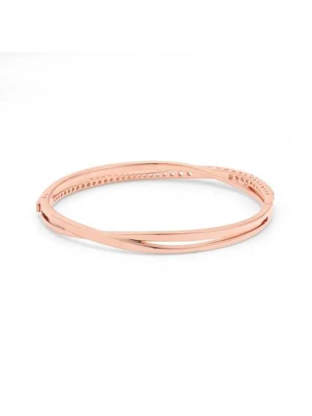 Hyperbola Twisted Crystal Bracelet Rose Gold - SWAROVSKI - BALAAN 5