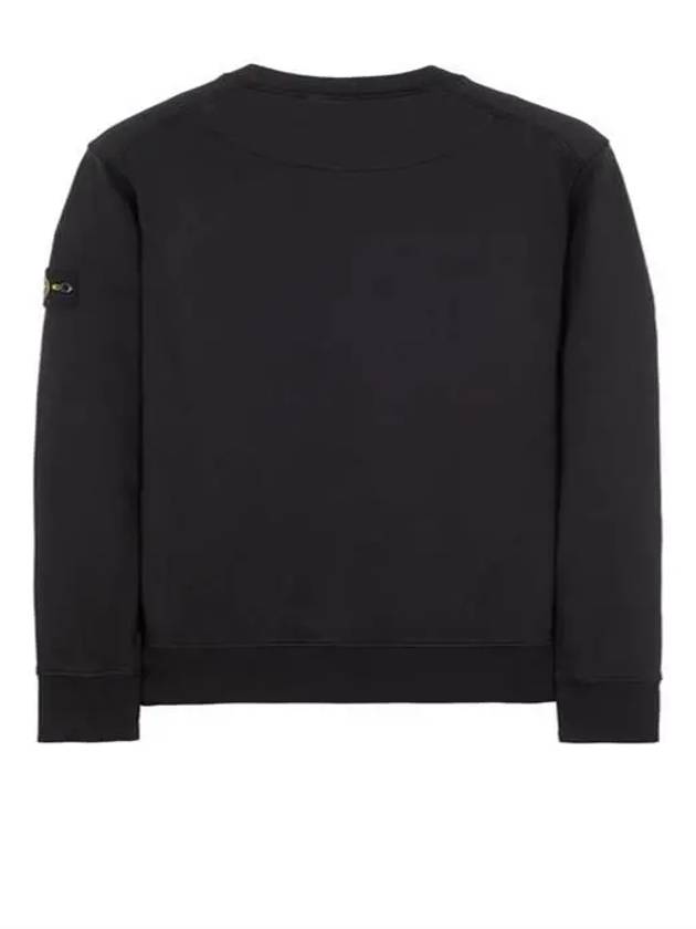 Wappen Patch Garment Dyed Sweatshirt Black - STONE ISLAND - BALAAN 3