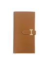 Bearn Leather Long Wallet Brown - HERMES - BALAAN 2