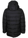 Men's Bixio Logo Hooded Quilted Padding Black - DUVETICA - BALAAN 3