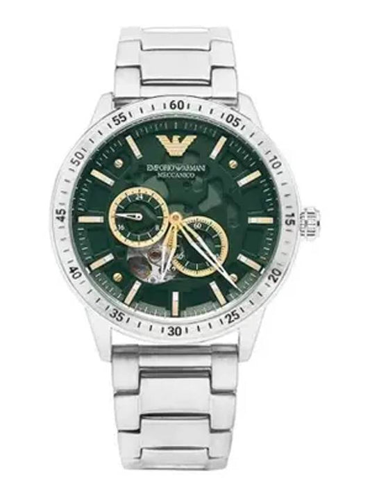 Mario Automatic Metal Watch Green - EMPORIO ARMANI - BALAAN 1