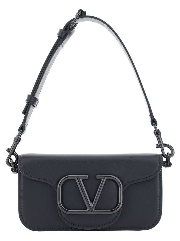 Logo Foldover Small Shoulder Bag Black - VALENTINO - BALAAN 4