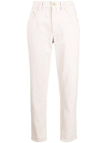 High Waist Cropped Jeans MB030P5847C9443 - BRUNELLO CUCINELLI - BALAAN 1