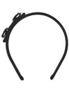 Women's Vara Bow Headband Black - SALVATORE FERRAGAMO - BALAAN 3