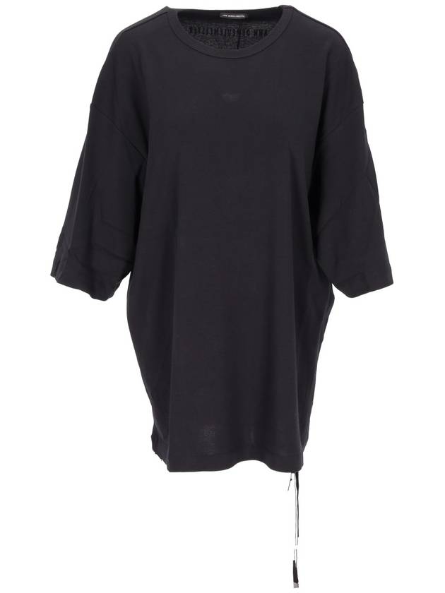 AGA HIGH COMFORT FIT T-SHIRT "FW24 POEM" PRINT MIL - ANN DEMEULEMEESTER - BALAAN 1