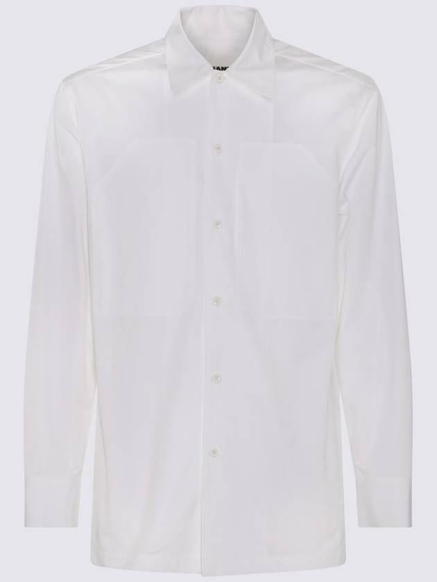 WHITE COTTON SHIRT J22DL0193J45002100 - JIL SANDER - BALAAN 2