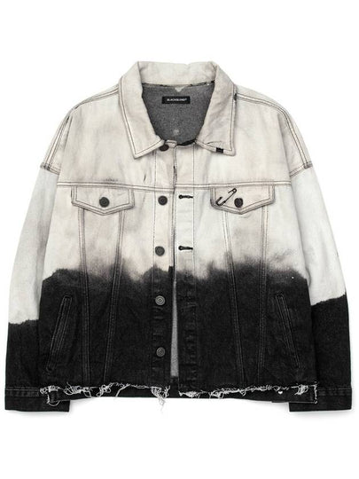 BBD Dystopia Bleached Custom Basic Denim Jacket Black - BLACKBLOND - BALAAN 2