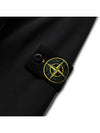 Logo Light Soft Shell Jacket Black - STONE ISLAND - BALAAN 4