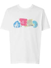 Broken Board Print Short Sleeve T-Shirt White - PAUL SMITH - BALAAN 3