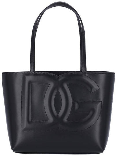 Logo Embossing Small Tote Bag Black - DOLCE&GABBANA - BALAAN 2