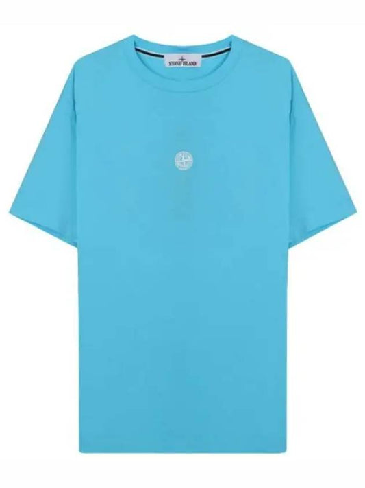 Compass logo lettering print t shirt men s short sleeve - STONE ISLAND - BALAAN 1