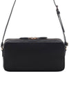 Enamel Triangle Cross Bag Black - PRADA - BALAAN 5