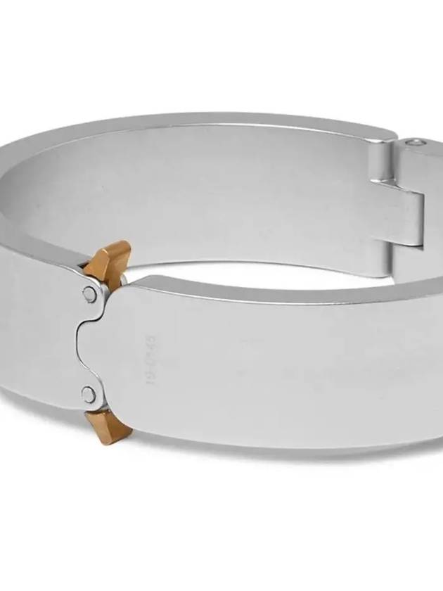 Alix push clasp silvertone bangle bracelet - 1017 ALYX 9SM - BALAAN 3