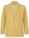 Tailored Pleated 1 Suit Yellow - ISSEY MIYAKE - BALAAN 2