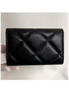 19 Gold Hardware Lambskin Flap Card Wallet Black - CHANEL - BALAAN 5