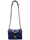 Women s AS1160 Blue Lambskin 19 Flap Shoulder Bag - CHANEL - BALAAN 3