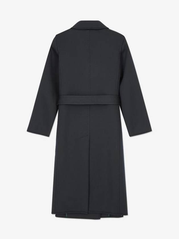 Manuela Virgin Wool Single Coat Navy - MAX MARA - BALAAN 3