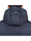 Men's Bixio Logo Hooded Quilted Padding Navy - DUVETICA - BALAAN 10