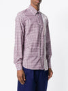 eclectic purple checked shirt - MARNI - BALAAN 4