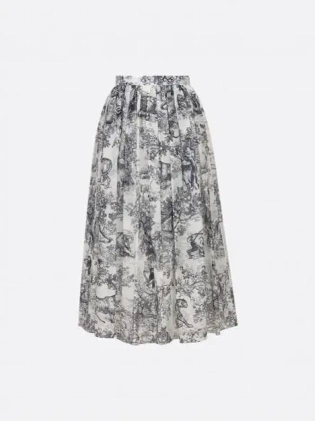 Midi Skirt 211J65A3802 X0861 - DIOR - BALAAN 1