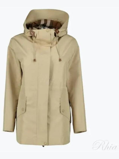 WoMen's Lightweight Hooded Jacket Soft Fawn - BURBERRY - BALAAN 2