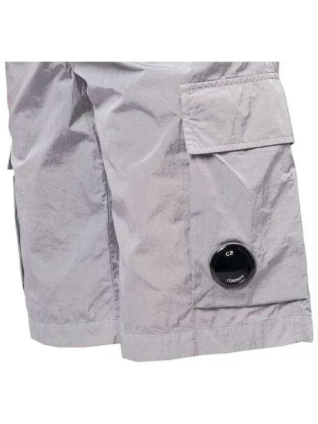 Lens Wappen Chrome R Cargo Shorts Grey - CP COMPANY - BALAAN 5