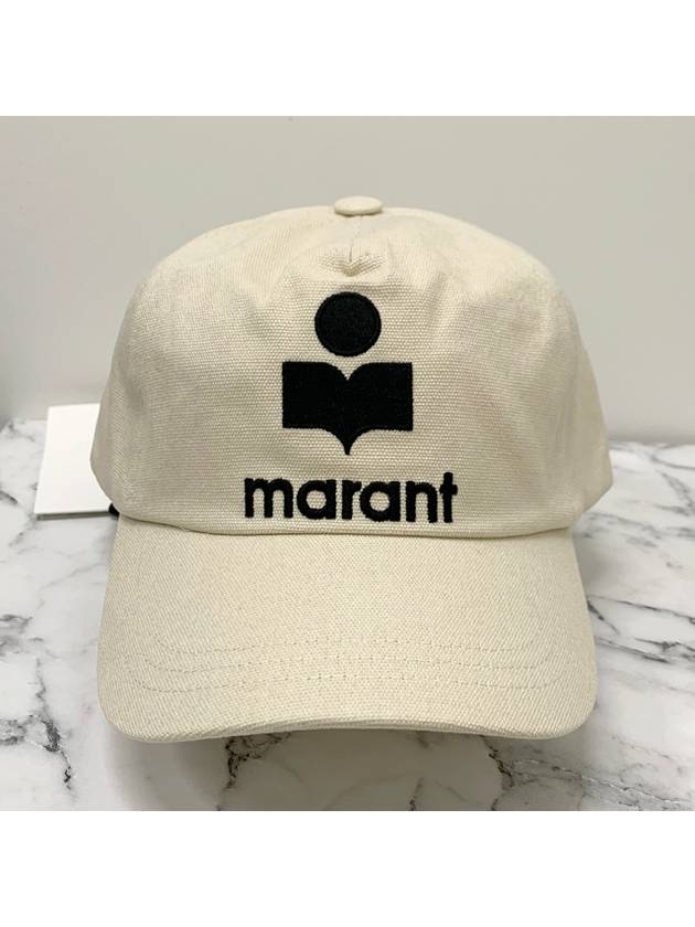 Tyron Logo Ball Cap Beige - ISABEL MARANT - BALAAN 3