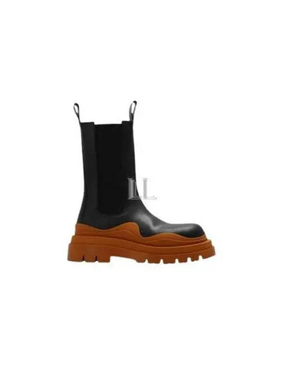 Tire Chelsea Boots Black Orange - BOTTEGA VENETA - BALAAN 2