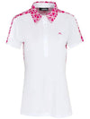 Cara Short Sleeve Polo Shirt White - J.LINDEBERG - BALAAN 2