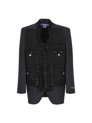 Tweed panel single breasted jacket WMJ022051 1 - JUNYA WATANABE - BALAAN 1