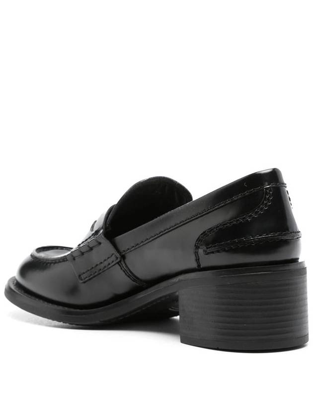 Miu Miu Brushed Leather Penny Loafers - MIU MIU - BALAAN 3