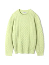 Fisherman Mohair Round Knit Top Apple Green - INDUST - BALAAN 2