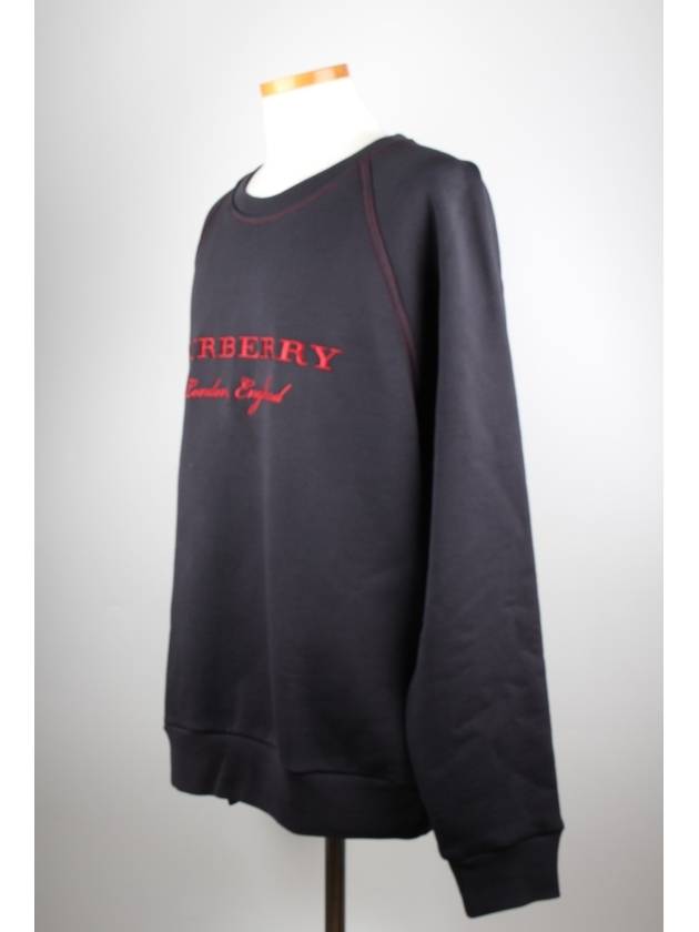 embroidered logo sweatshirt - BURBERRY - BALAAN 6