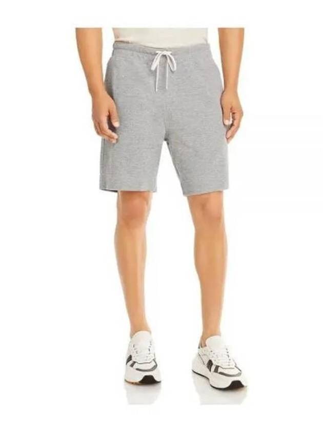 Terry Cotton Drawstring Short Grey - THEORY - BALAAN 2