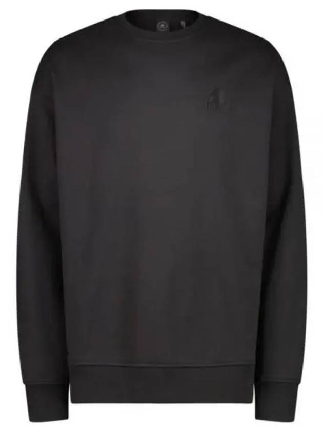 Embroidered Logo Sweatshirt Black - MOOSE KNUCKLES - BALAAN 2