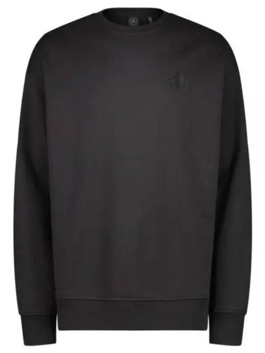 Embroidered Logo Sweatshirt Black - MOOSE KNUCKLES - BALAAN 2