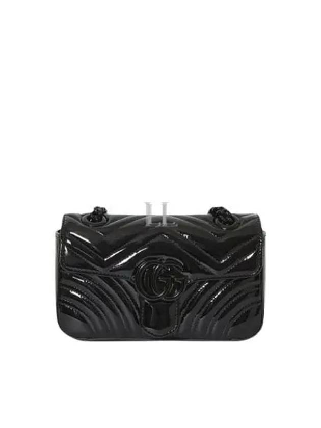 GG Marmont Patent Mini Shoulder Bag - GUCCI - BALAAN 2