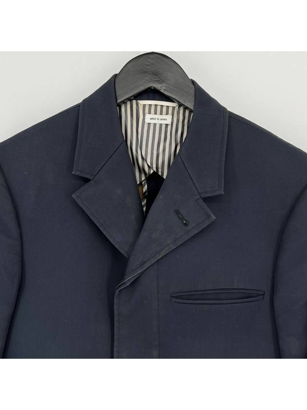 Anchor single coat navy size 0 - THOM BROWNE - BALAAN 4