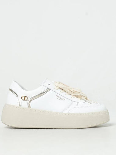 Sneakers Twinset in pelle laminata - TWINSET - BALAAN 1