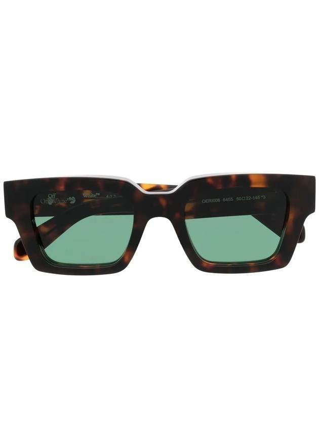 Eyewear Virgil Square Frame Sunglasses Green - OFF WHITE - BALAAN 1