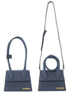 Le Chiquito Neude Tote Bag Dark Navy - JACQUEMUS - BALAAN.