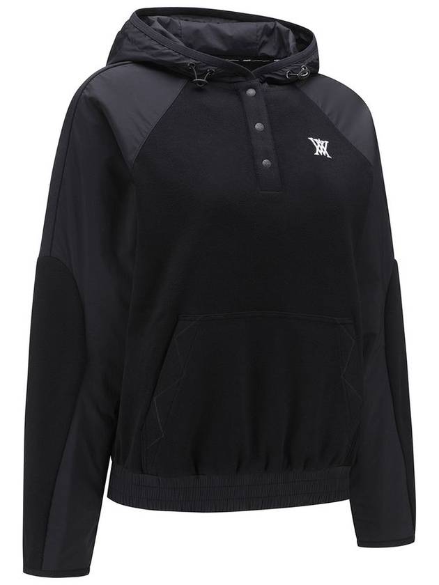 Official WOMEN WOOVEN BLOCKED LONG SLEEVE HODIE BK - ANEWGOLF - BALAAN 4