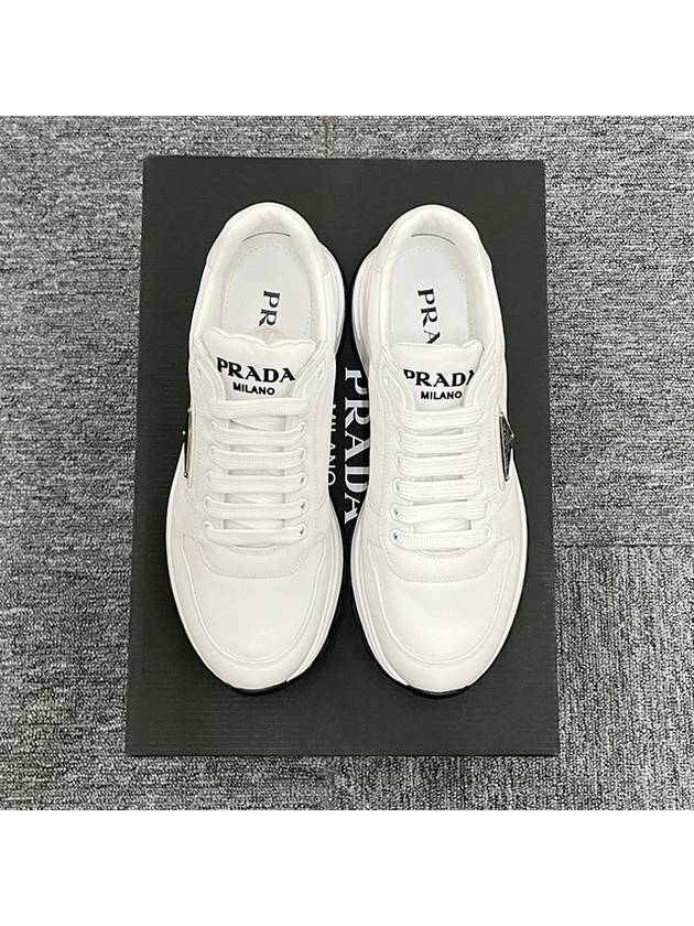 Prax 1 Re-Nylon Low Top Sneakers White - PRADA - BALAAN 5