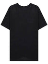 Karman Logo Short Sleeve T-Shirt Black - ISABEL MARANT - BALAAN 4