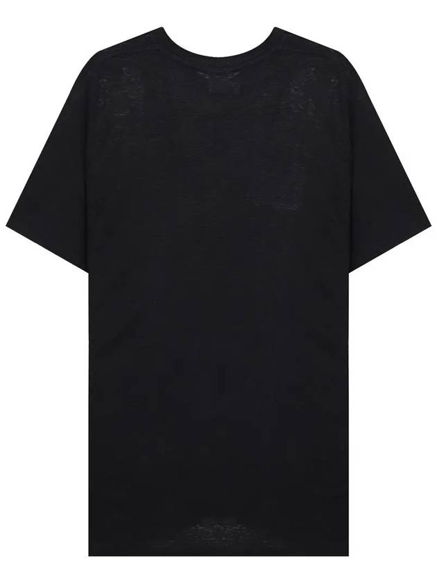 Karman Logo Short Sleeve T-Shirt Black - ISABEL MARANT - BALAAN 4