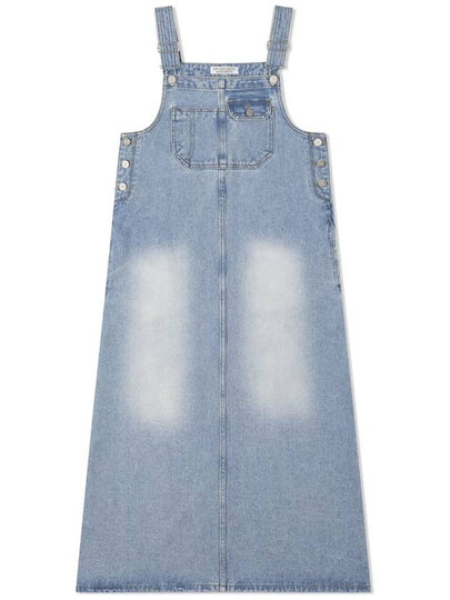 Suspender Denim Midi Dress Blue - NDA - BALAAN 2