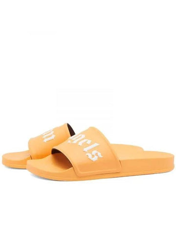 Logo Full Slide Orange White PMIC001S23PLA0012001 - PALM ANGELS - BALAAN 1